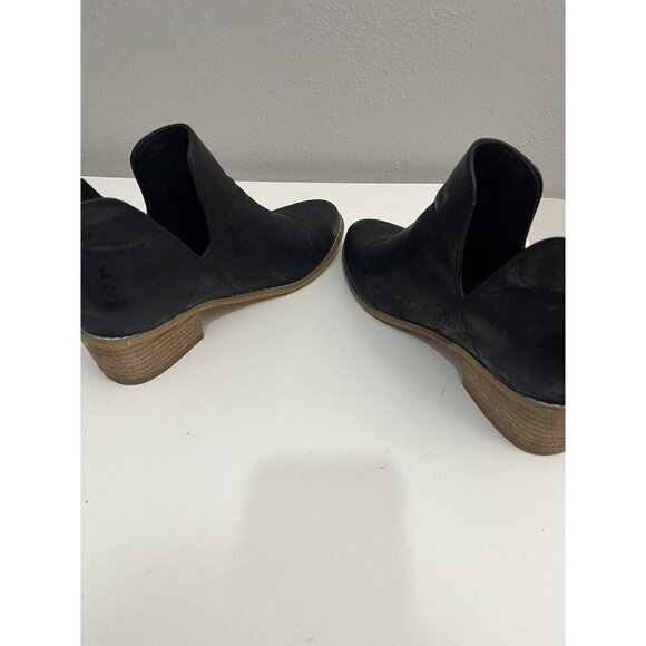 Boutique By Corkys Wayland Booties Women 10 Metallic Black Ankle - Picture 7 of 11